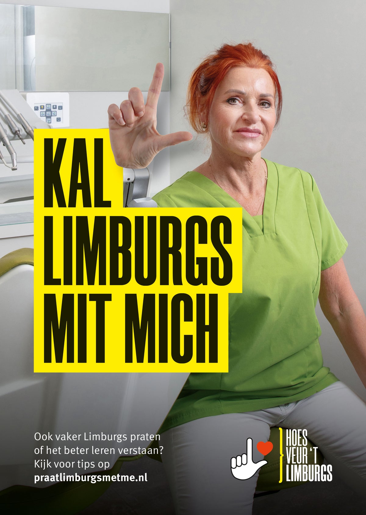 A3 Poster Praat Limburgs met me
