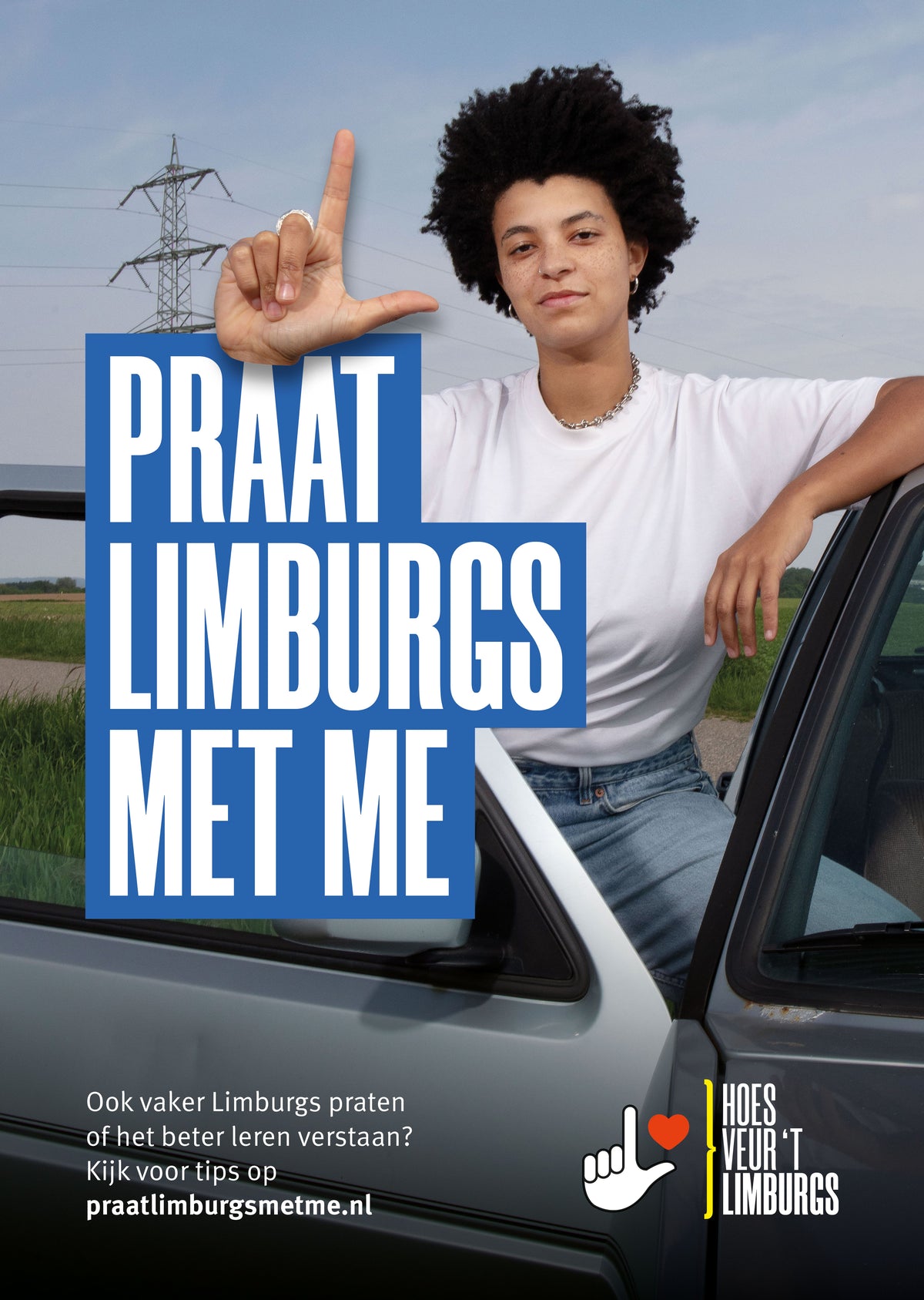 A3 Poster Praat Limburgs met me
