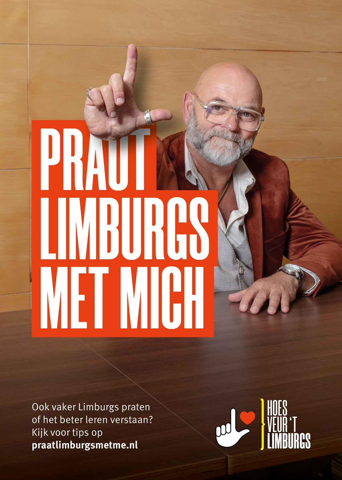 A3 Poster Praat Limburgs met me